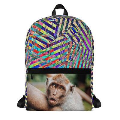 Let's trip balls dazed monkey backpack - HISHYPE