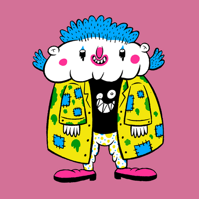 Creepy Clown Monster Gildan Unisex T-Shirt