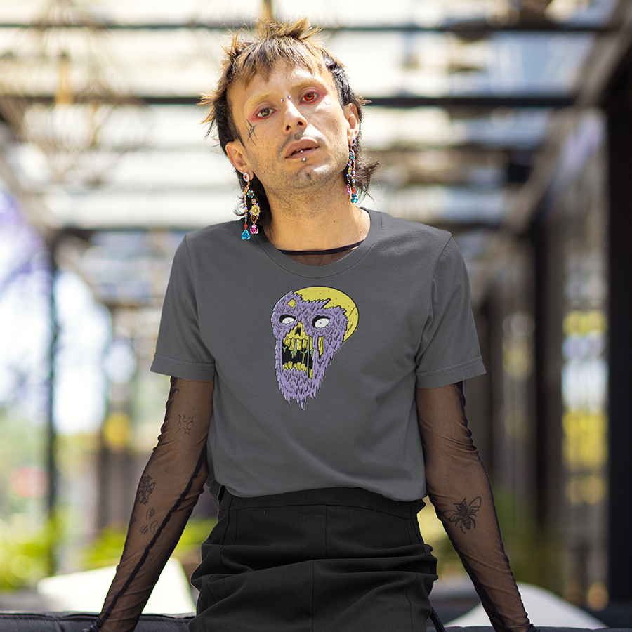 Zombie Face Melt Gildan Unisex T-Shirt