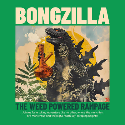 Bongzilla the weed powered rampage unisex t-shirt