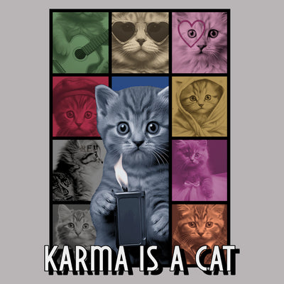 Karma Is A Cat District Women's Re-Fleece Hoodie