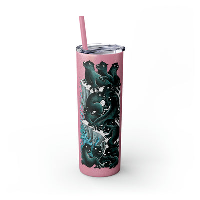 Seal Critters Skinny Tumbler with Straw 20oz