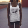 D.a.r.e. to care canvas unisex tank