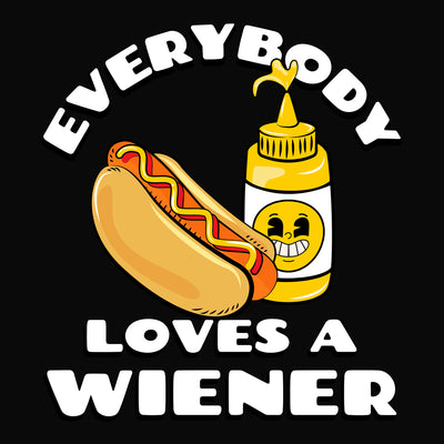 Everybody loves a wiener gildan unisex t-shirt