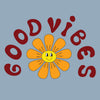 Good vibes flower gildan unisex t-shirt