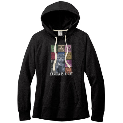 Karma Is A Cat District Women's Re-Fleece Hoodie