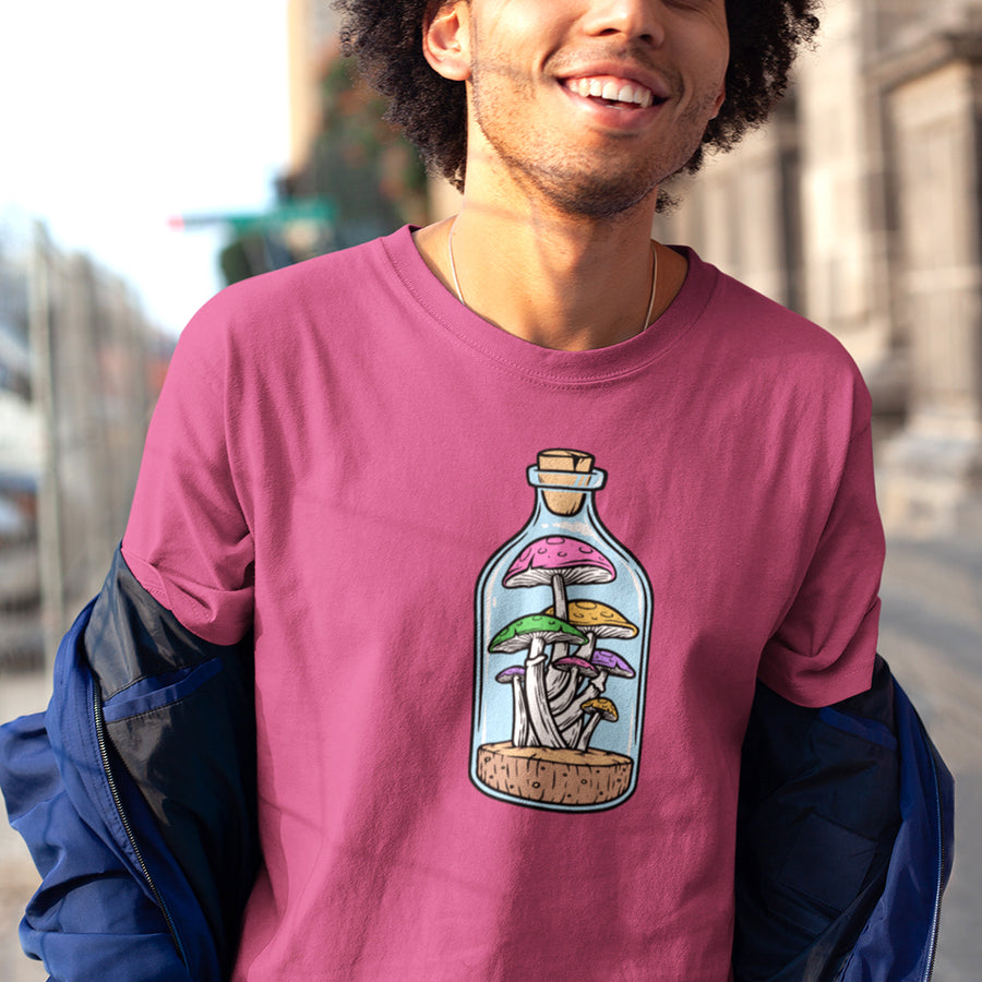 Mushroom terrarium gildan unisex t-shirt