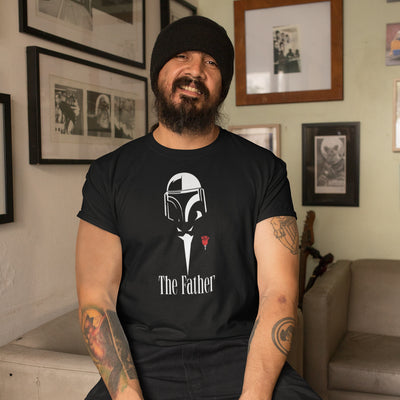 The father Mandalorian inspired fan art unisex t-shirt