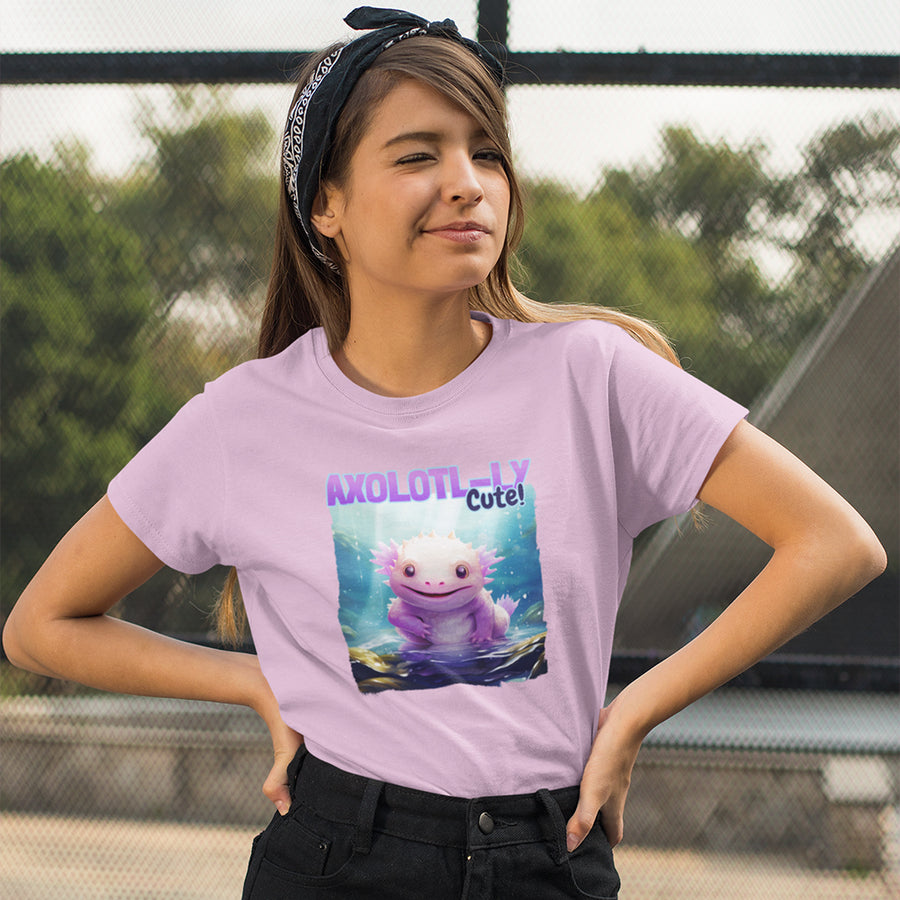 Axolotl-ly cute! unisex gildan t-shirt