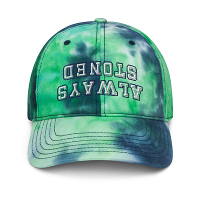 Always stoned tie dye hat