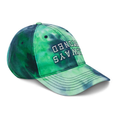 Always stoned tie dye hat