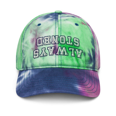 Always stoned tie dye hat