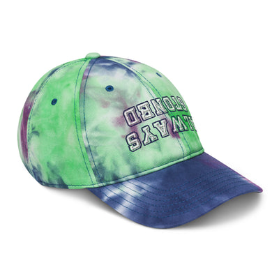 Always stoned tie dye hat