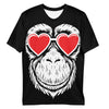 The love chimp unisex crew neck t-shirt