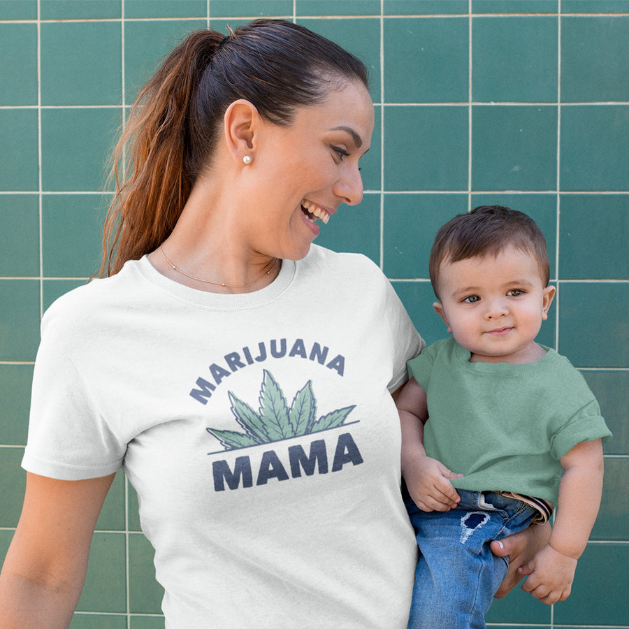 Marijuana mama district womens shirt