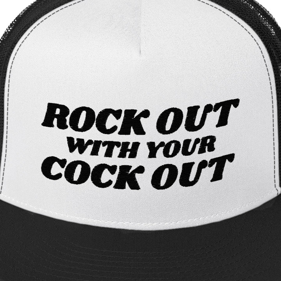 Rock out with your cock out trucker cap