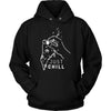 Just chill pizza and herb unisex hoodie