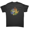 Abstract cannabis leafs gildan unisex t-shirt