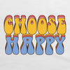 Choose happy retro canvas unisex tank