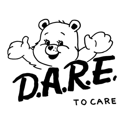 D.a.r.e. to care canvas unisex tank