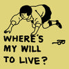 Where's My Will To Live? Canvas Unisex Shirt