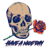 Have a nice day rose skull gildan unisex t-shirt