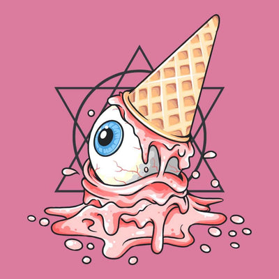 Ice cream cone eye gildan unisex t-shirt