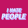 I hate people unisex t-shirt