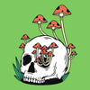 Mushroom head skull gildan unisex t-shirt