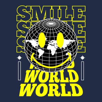 Smile World Crewneck Unisex Sweatshirt