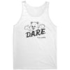 D.a.r.e. to care canvas unisex tank