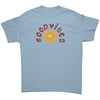 Good vibes flower gildan unisex t-shirt