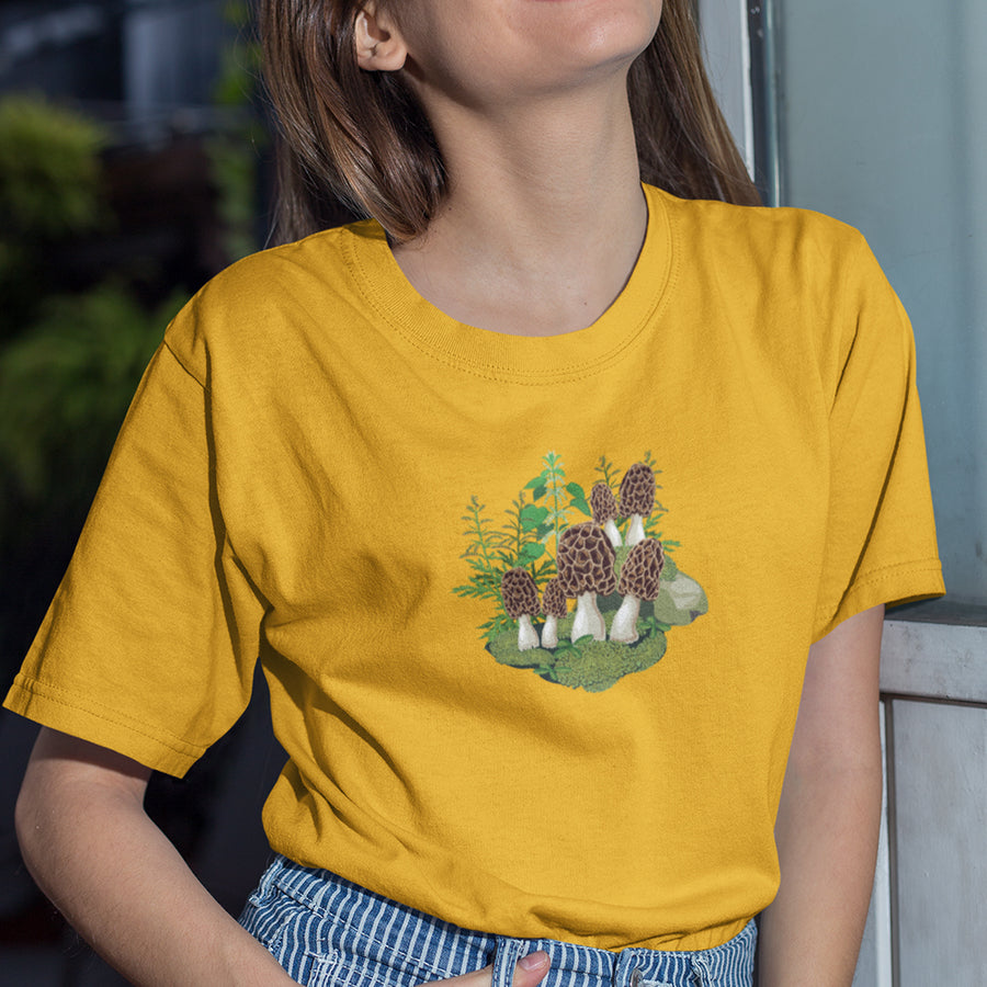 Morel mushrooms gildan unisex t-shirt