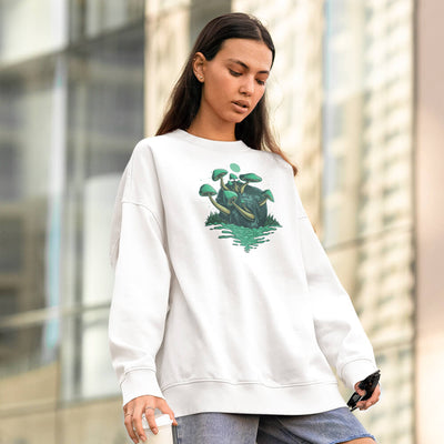 Skull Fungus Crewneck Unisex Sweatshirt