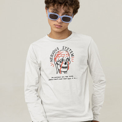 Nervous System Canvas Unisex Long Sleeve Shirt