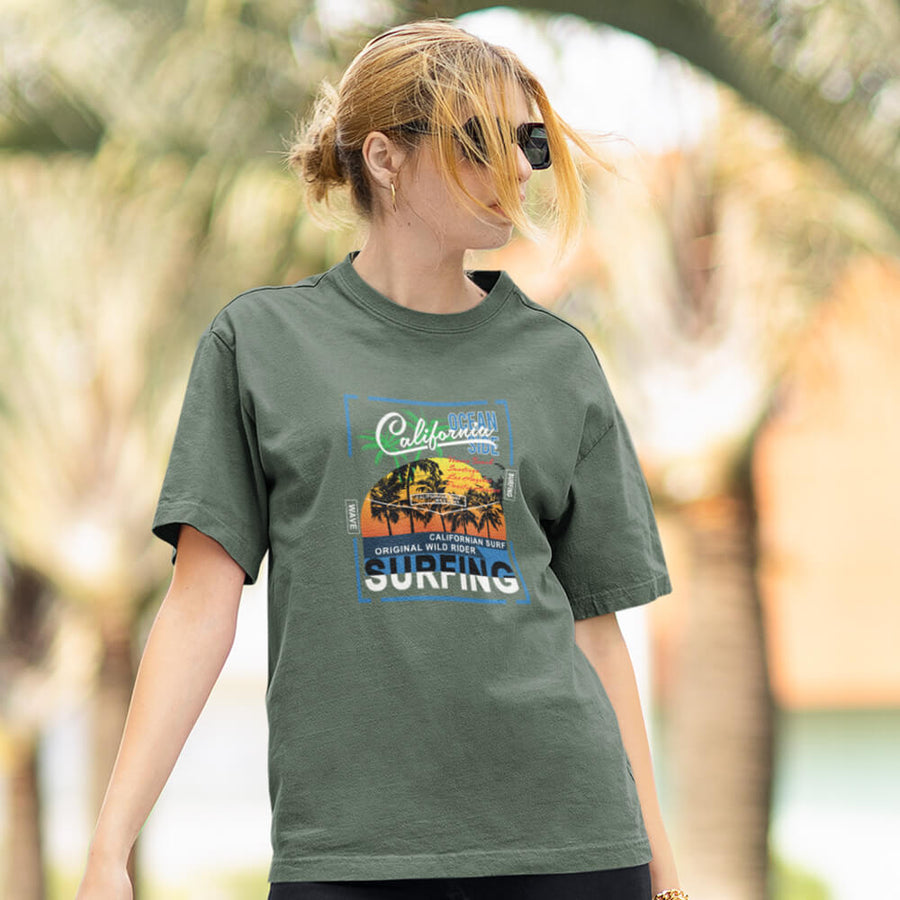 California oceanside surf gildan unisex t-shirt