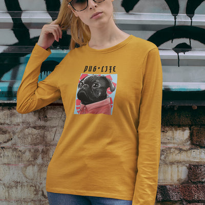 Pug Life Unisex Gildan Long Sleeve Tee