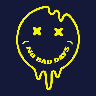 No bad days smiley gildan unisex long sleeve tee