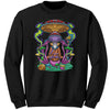 Wise Mushroom Meditation Crewneck Unisex Sweatshirt