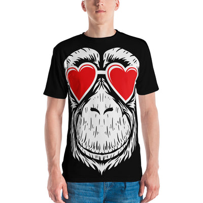 The love chimp unisex crew neck t-shirt