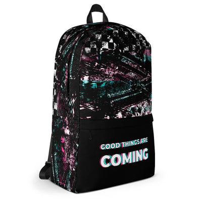 Good things are coming glitch backpack - HISHYPE