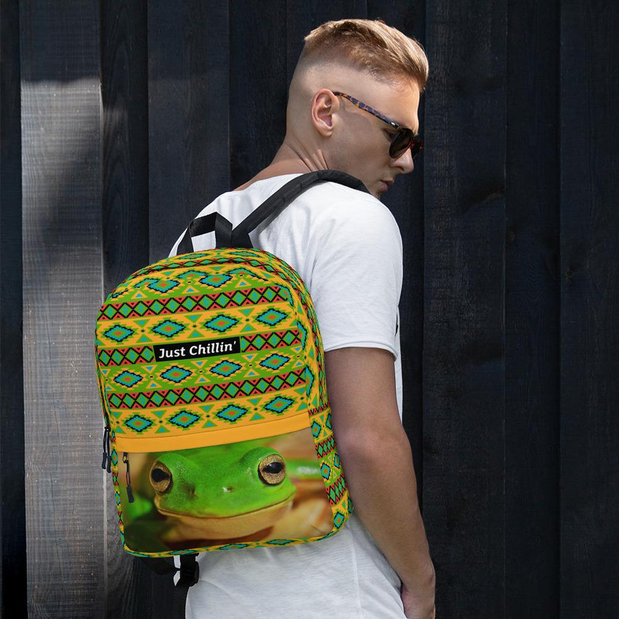 Just chillin' frog backpack - HISHYPE