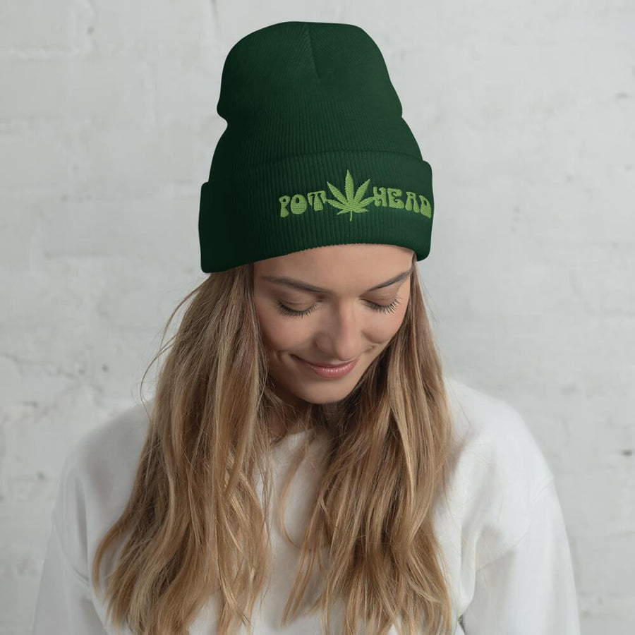 Pothead cuffed beanie - HISHYPE