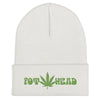 Pothead cuffed beanie - HISHYPE