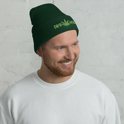 Pothead cuffed beanie - HISHYPE