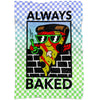 Always baked blazing pizza fleece blanket - HISHYPE
