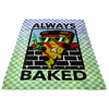 Always baked blazing pizza fleece blanket - HISHYPE