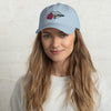 Rose lips baseball cap