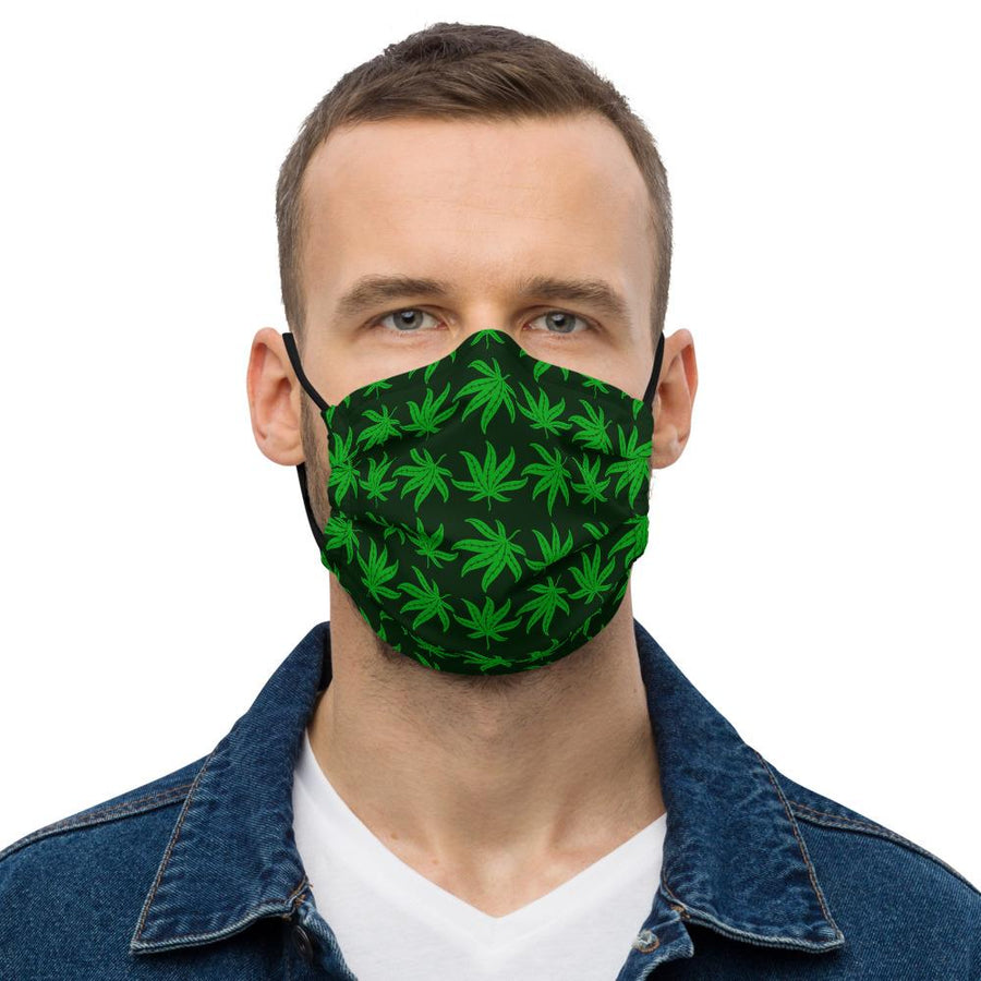 Face Mask - Pot Leaf Pattern Face Mask
