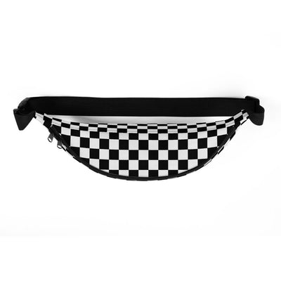 I'm lit checkered fanny pack - HISHYPE